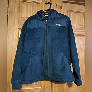 GUC Women’s North Face Osito Fleece Jacket with Attached Hood Size XXL.